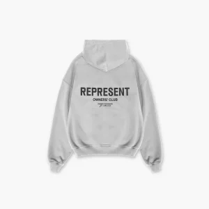Represent Owners Club Hoodie Ash Grey