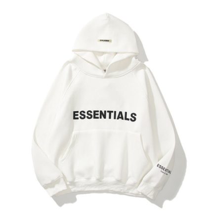 Essentials Fear Of God White Hoodie