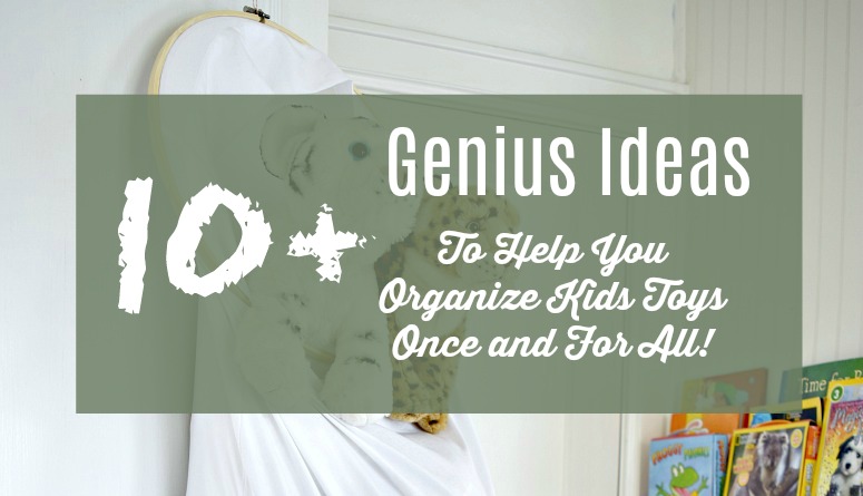 10+ Genius Ideas to Help You Organize Kids Toys