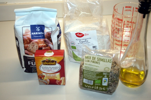 00. Ingredientes pan integral de espelta