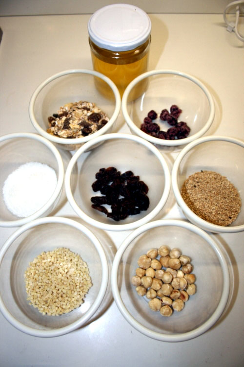 01. Barritas energéticas caseras con sus ingredientes en blog de fitness