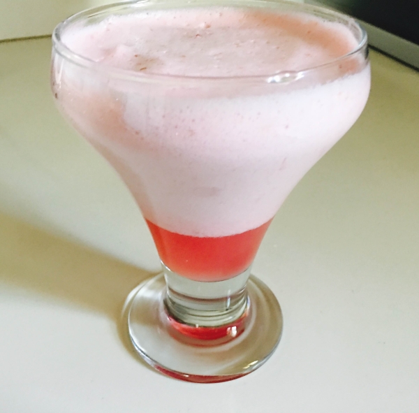 07. Mezclar la capa inferior de la mousse de frambuesa fit en blog de fitness para mujeres y blog de recetas fitness