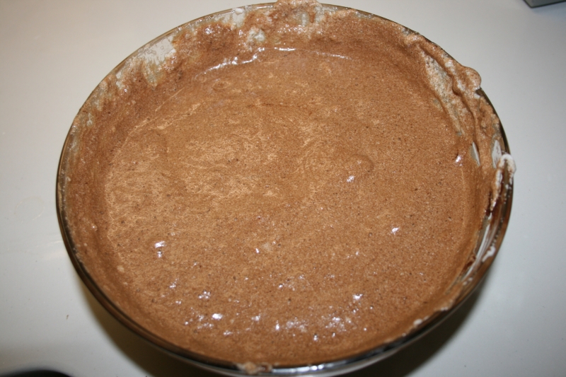 07. Hacer la masa para el tronco de chocolate sin harinas ni azúcares añadidos en blog de recetas fitness