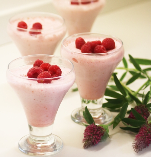 09. Pequeño bodegon de mousse de frambuesa fit en blog de fitness para mujeres y blog de recetas fitness