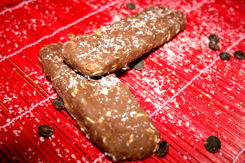 12. Presentación de las barritas proteicas caseras en blog de fitness y nutrición