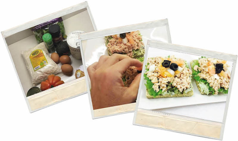 Tartaletas de crema de aguacte en tu blog de recetas fitness para mujeres