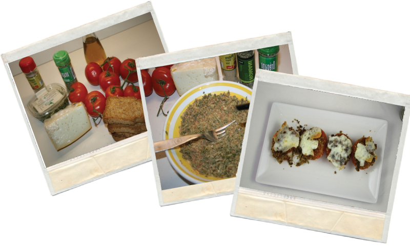 Tomates crujientes al horno en blog de recetas fitness