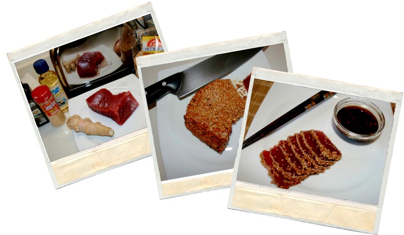 receta fit de tataki de atún en blog de fitness y blog de nutrición
