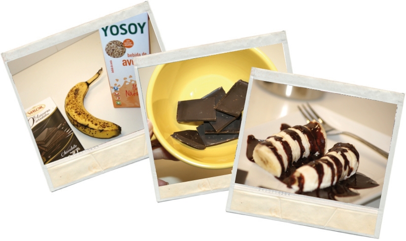 receta fitness de choco y banana en blog de fitness y recetas fitness