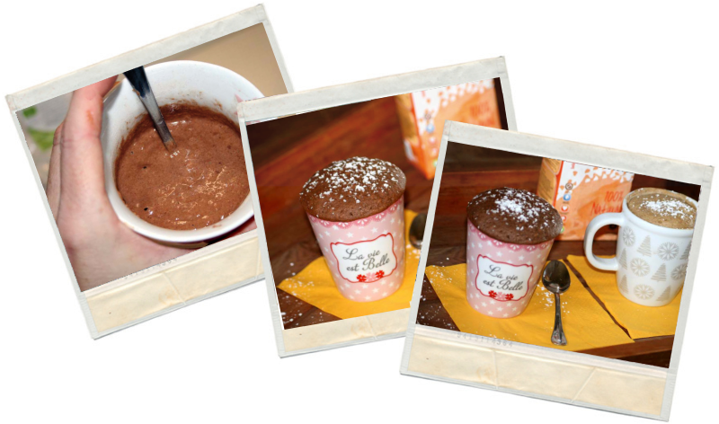 recetas ftiness para mug cake fit de chocolate y mug cake fit de vainilla